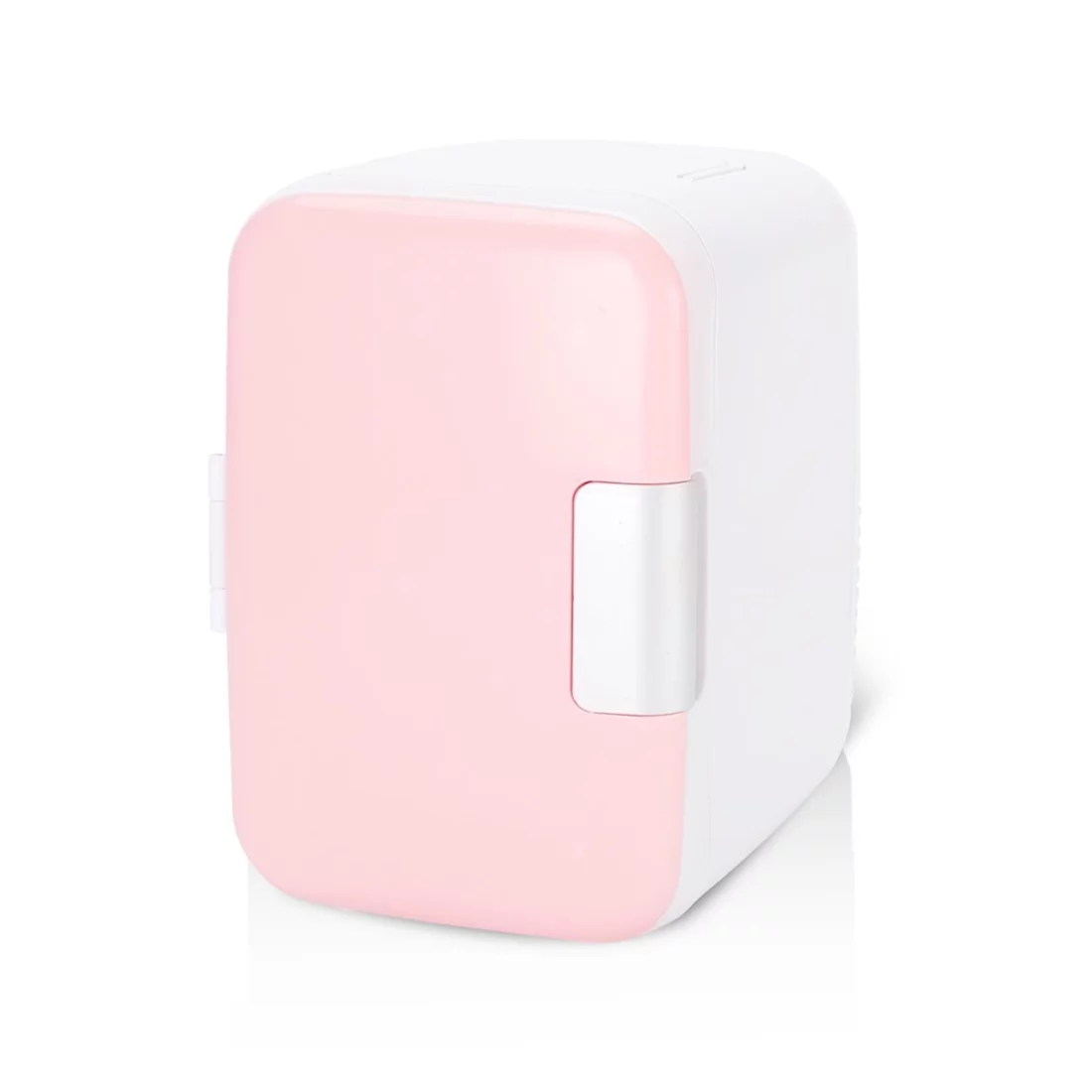 Kaimingweb Mini Car Fridge, DC 12V Portable Small Fridge for Car, 4L/6 Can Cooler & Warmer Personal Refrigerator for Food, Drink, Skincare, Travel and Car, Pink(Cars Only)
