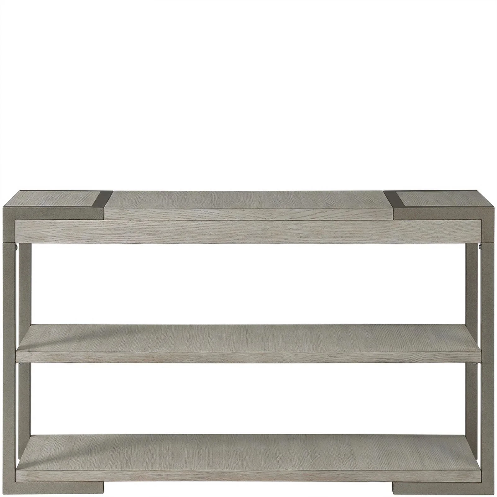 Riverside Furniture Venus Wood Rectangular Console Table in Off White