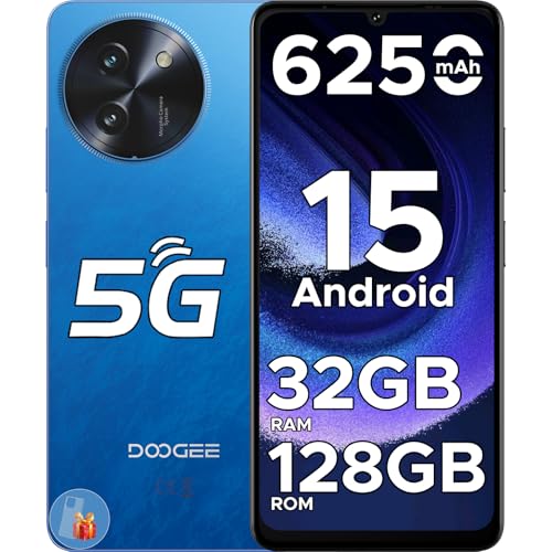 DOOGEE Note 59 5G Unlocked Cell Phone,Android 15 Phone,32GB+128GB/2TB Expand Android Phone with 6.75