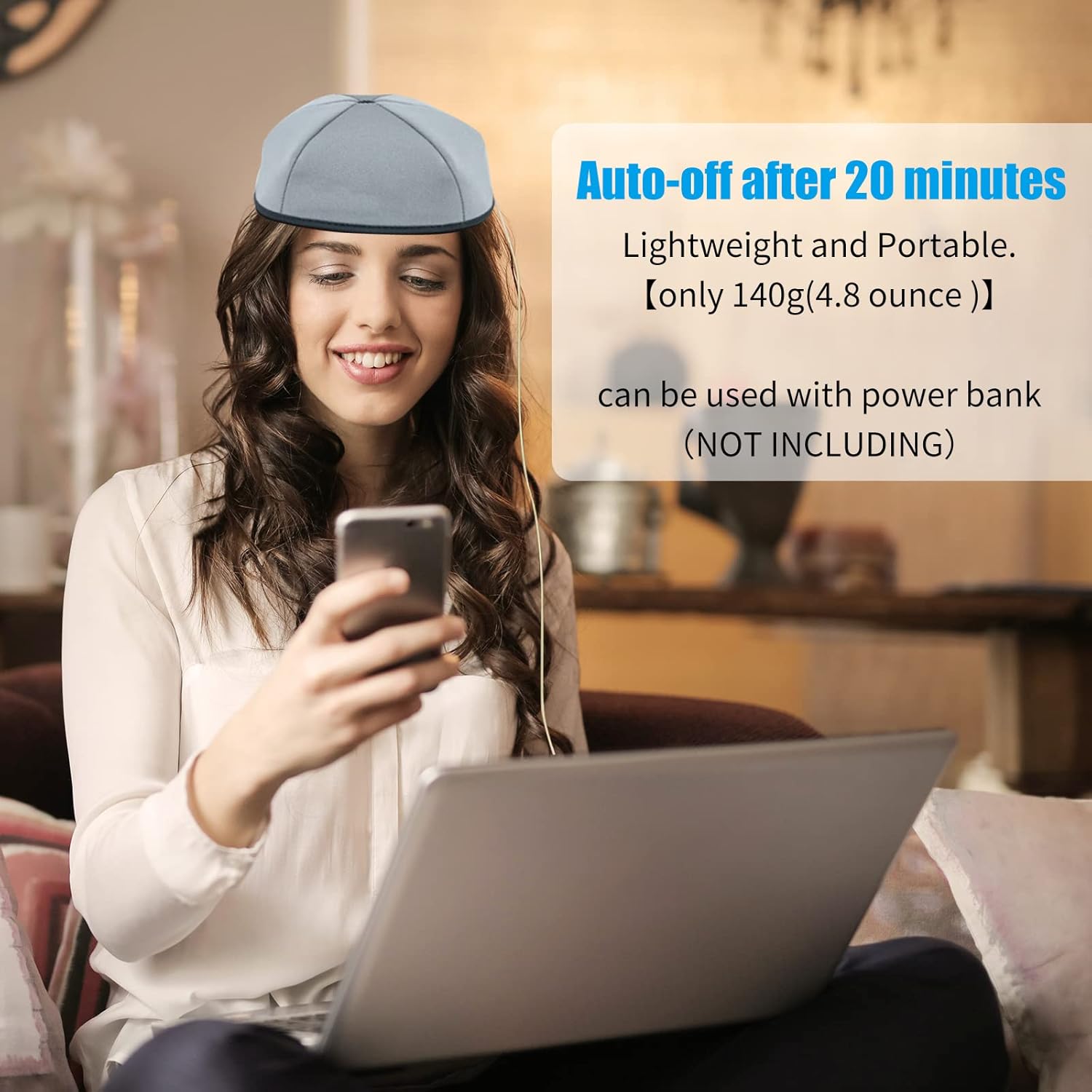 red light therapy+red light cap