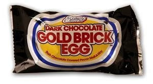Elmer's Dark Chocolate Gold Brick Eggs 24 Individual Eggs