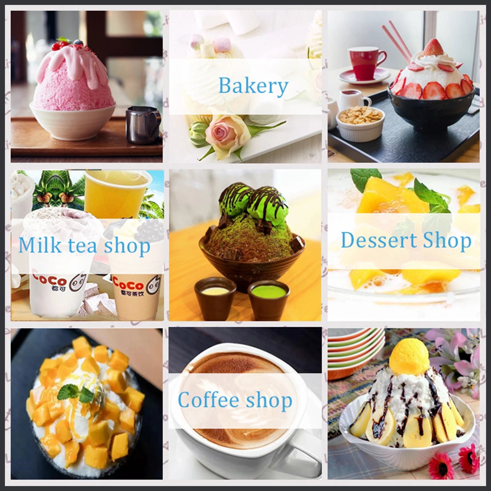 Kolice Commercial Automatic Shaved Ice Machine, Ice Crusher Shaver, Snow Ice Maker, Snowflake Ice Maker -200kgs/Day, Air Cooling