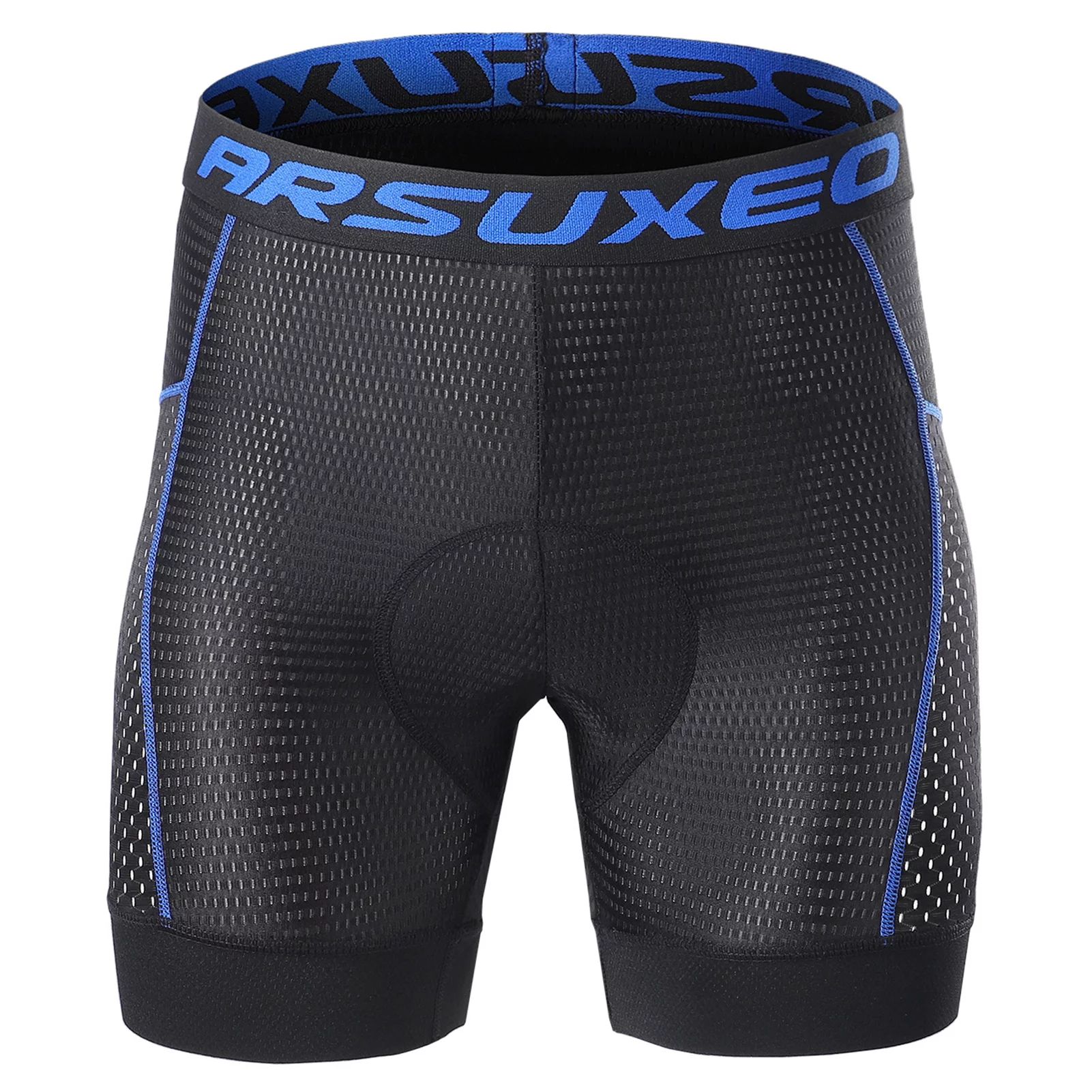 Arsuxeo Men Cycling Underwear Shorts 5D Gel Padded Quick Dry MTB Bike Bicycle Riding Shorts