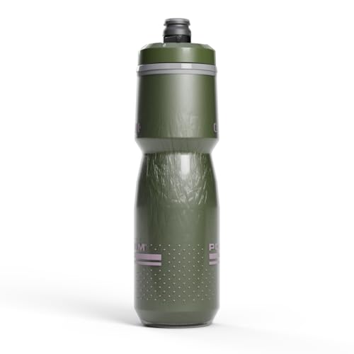 CamelBak Podium Chill Bike Insulated Squeeze Water Bottle Navy Stripe, 24oz