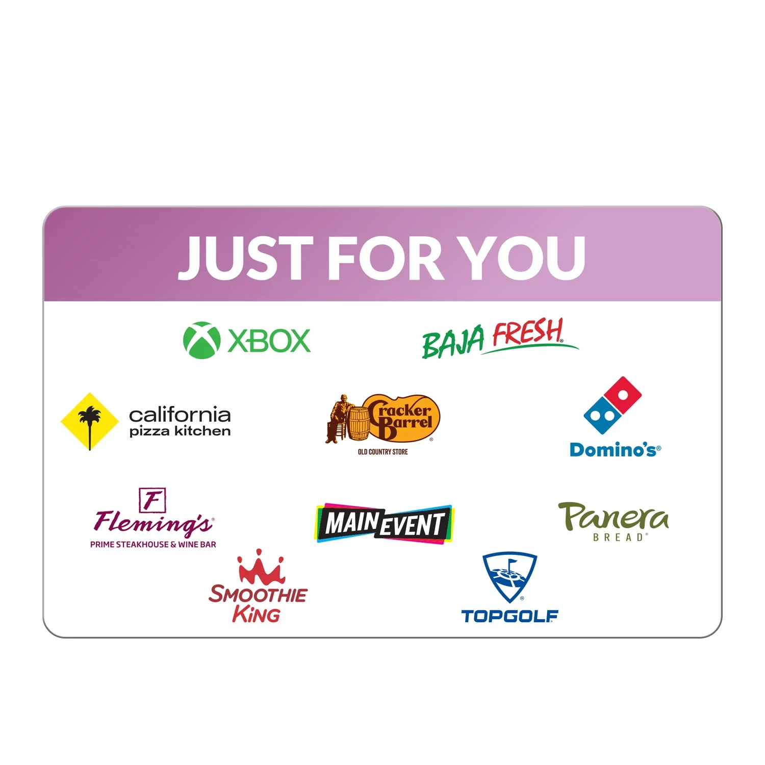 CYC Just For You $25 eGift Card