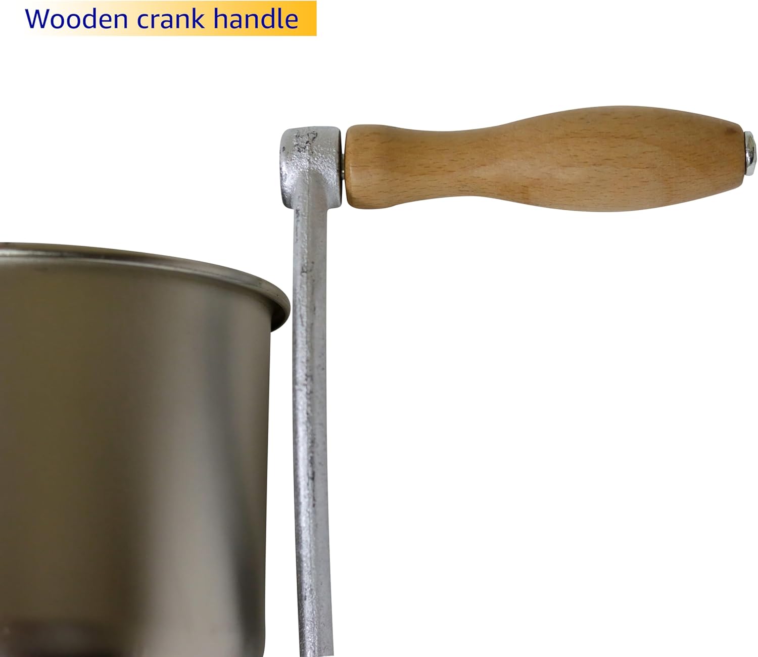 Trademark Innovations Cast Iron Grain Mill Grinder, Food Grinder, Food Mill Hand Crank, Manual Mill