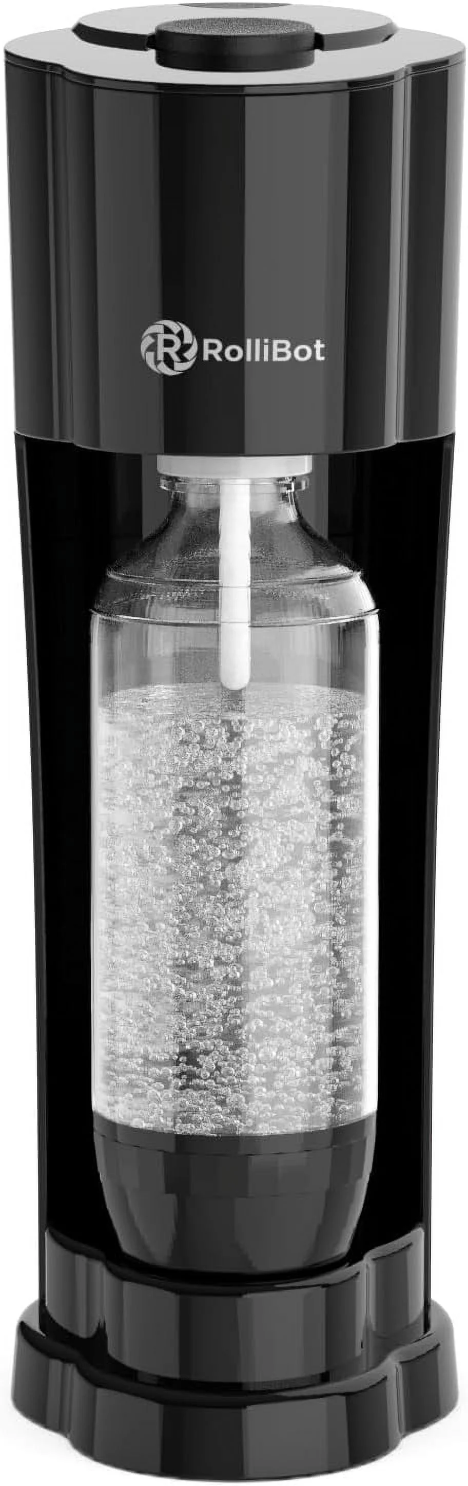 RolliBot Sparkling Water Maker Soda Machines One Button Carbonating BPA-fee Water Bottle Compatible with 60L Screw-in CO2 Cylinders (Cylinder Not Included)