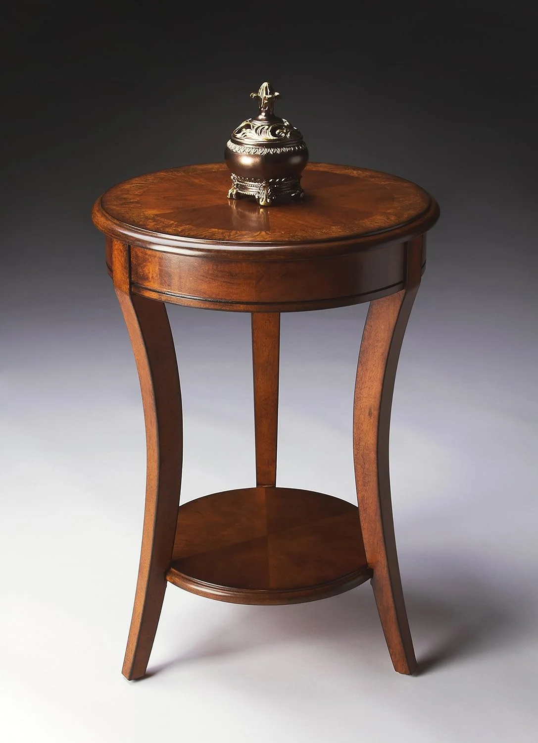 Butler Olive Burl Accent Table
