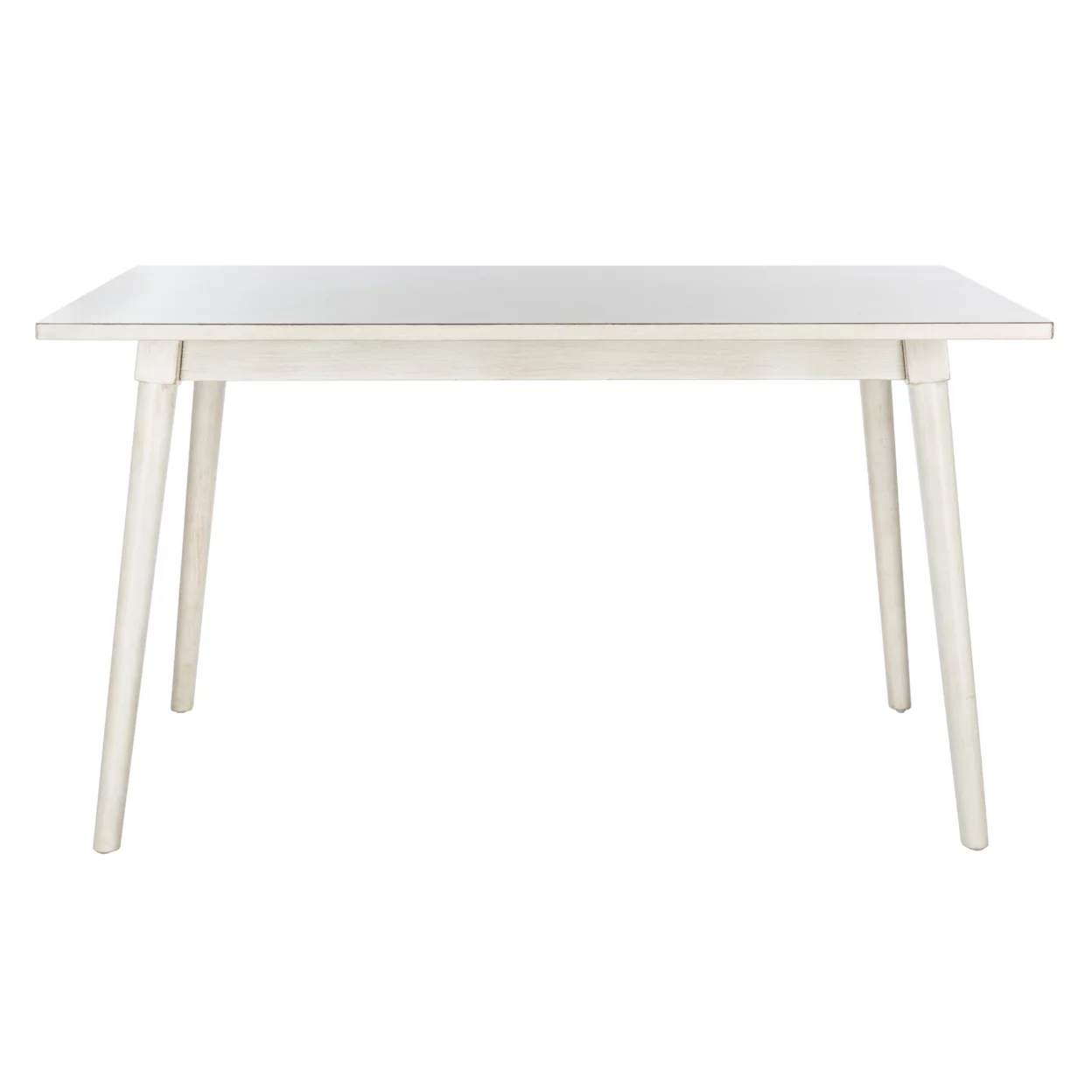 SAFAVIEH Tia Modern Rectangular Dining Table, Antique White