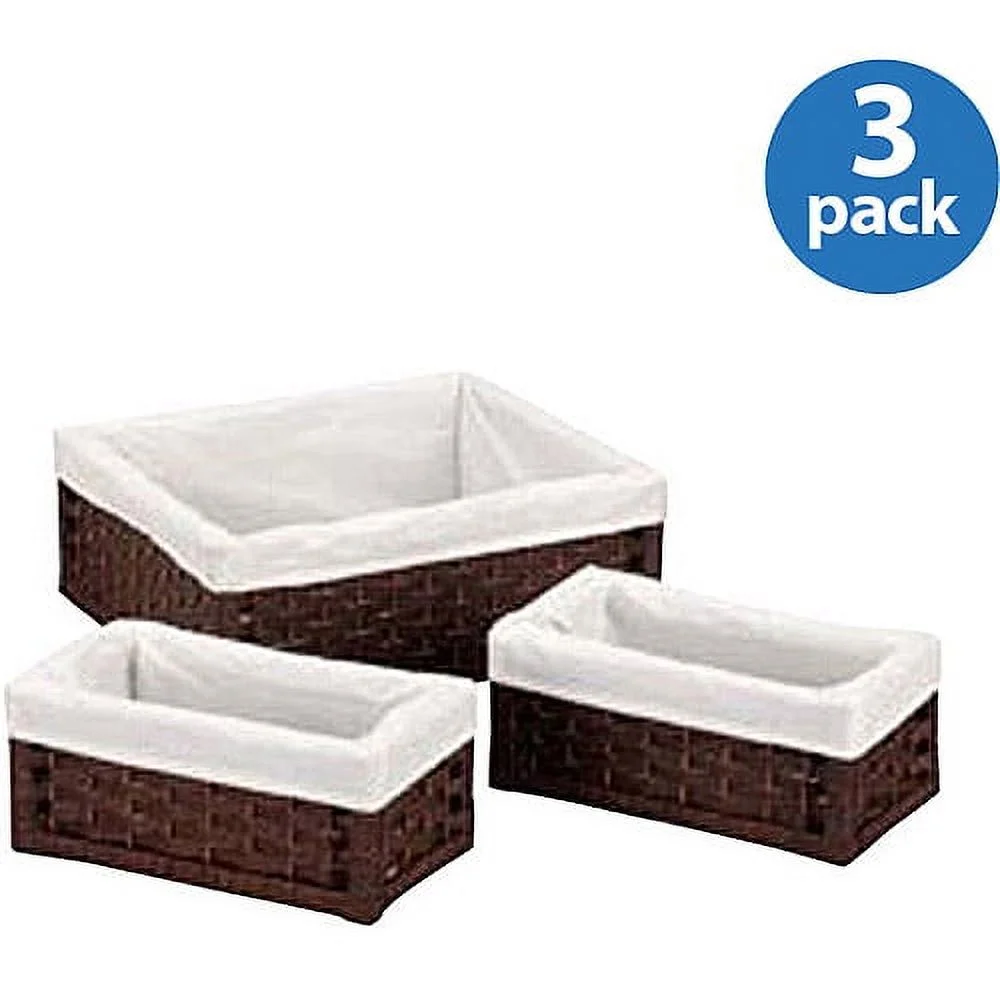 Home Essentials Handwoven Wicker Storage Basket