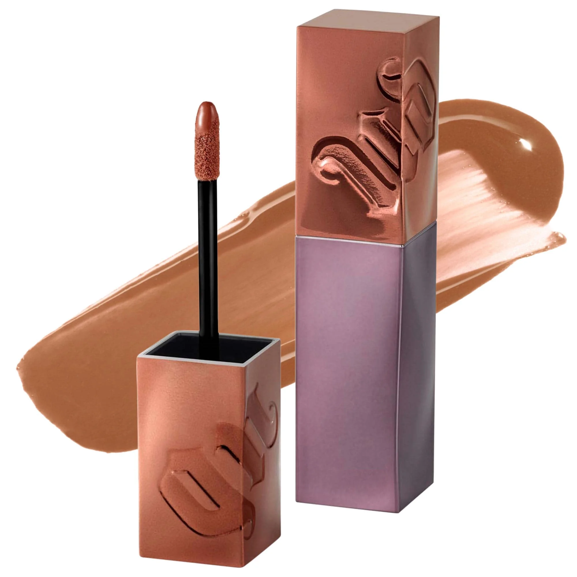 Urban Decay Vice Lip Bond Glossy Longwear Liquid Lipstick - Safe Word - sandy nude - 0.2 oz/6 mL