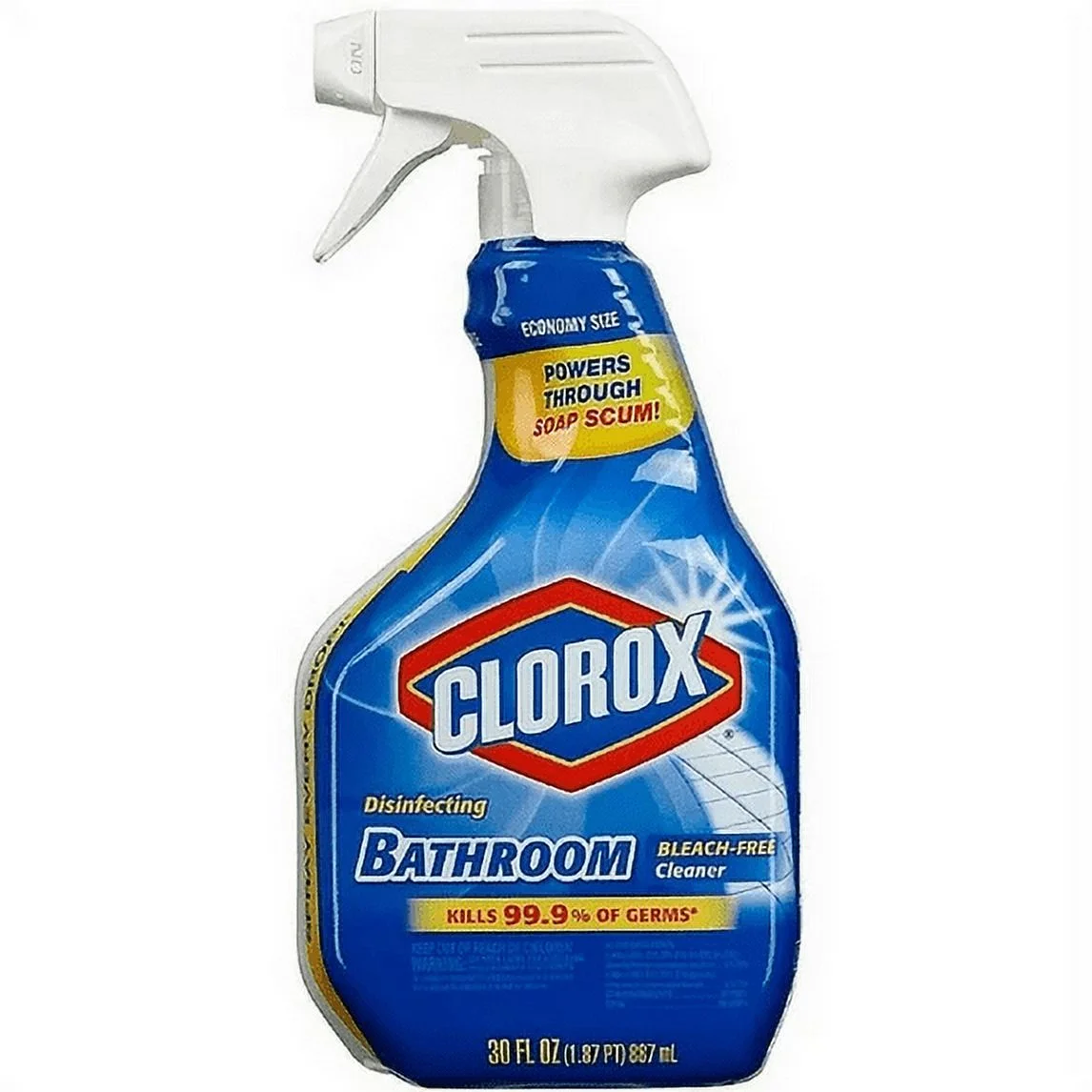 Clorox Disinfecting Bleach Free Bathroom Cleaner Trigger Spray 30 oz (Pack of 3)