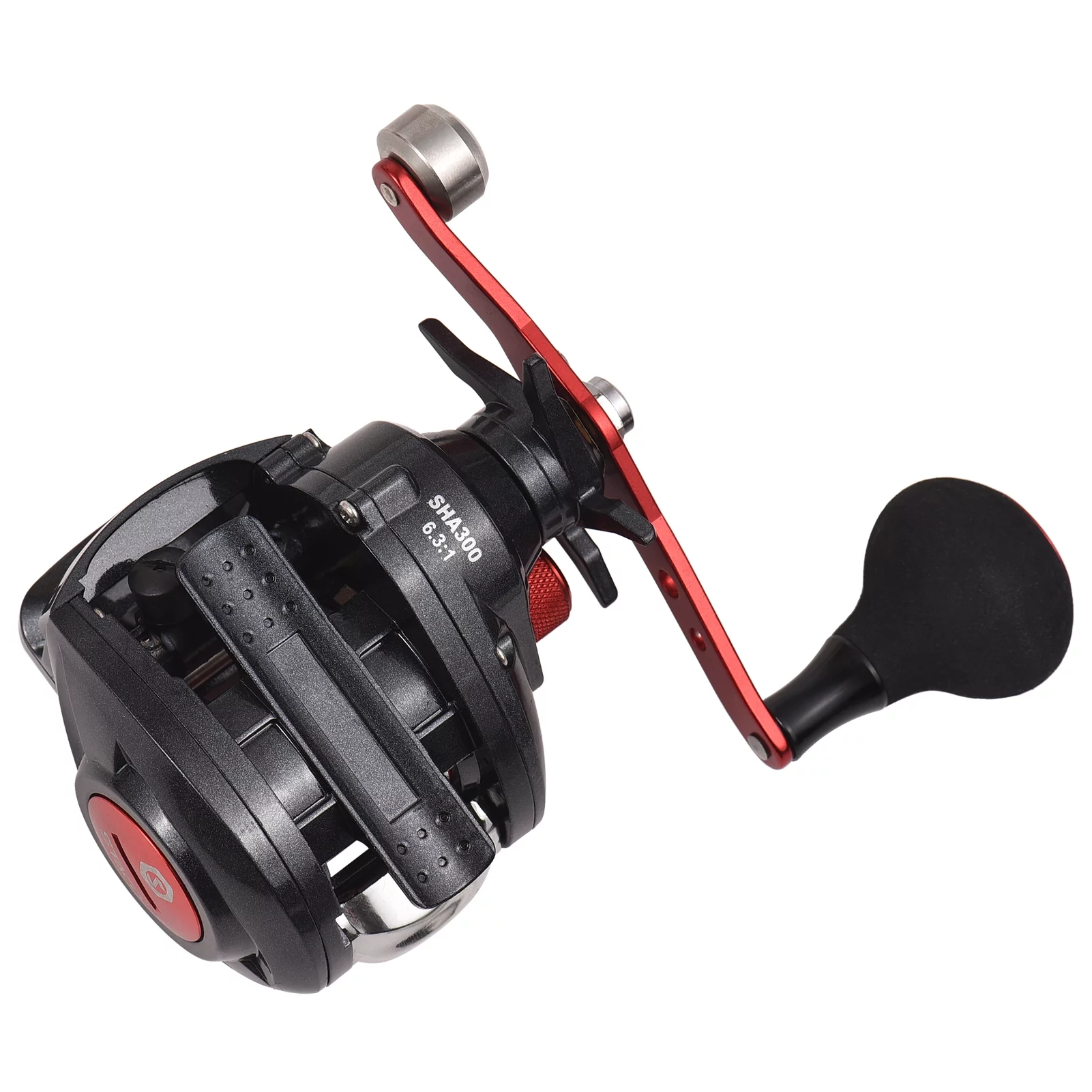 Fishing Reel Line Counter Reel 16+1 Ball Bearings Left/Right Ice Fishing Reel 6.3:1 Gear Ratio