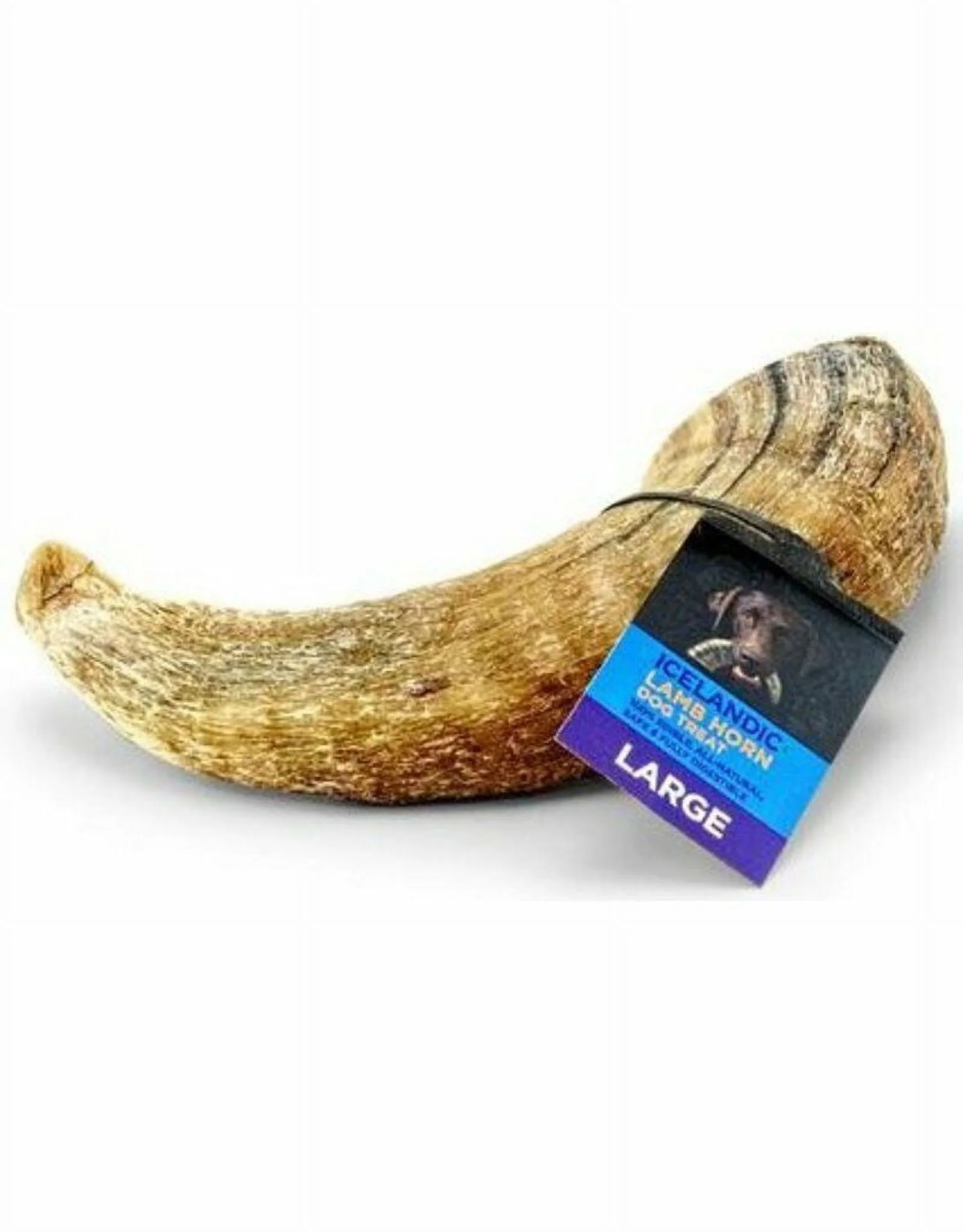 Icelandic+ Lamb Horn Without Marrow Dog Chew, Asst Size