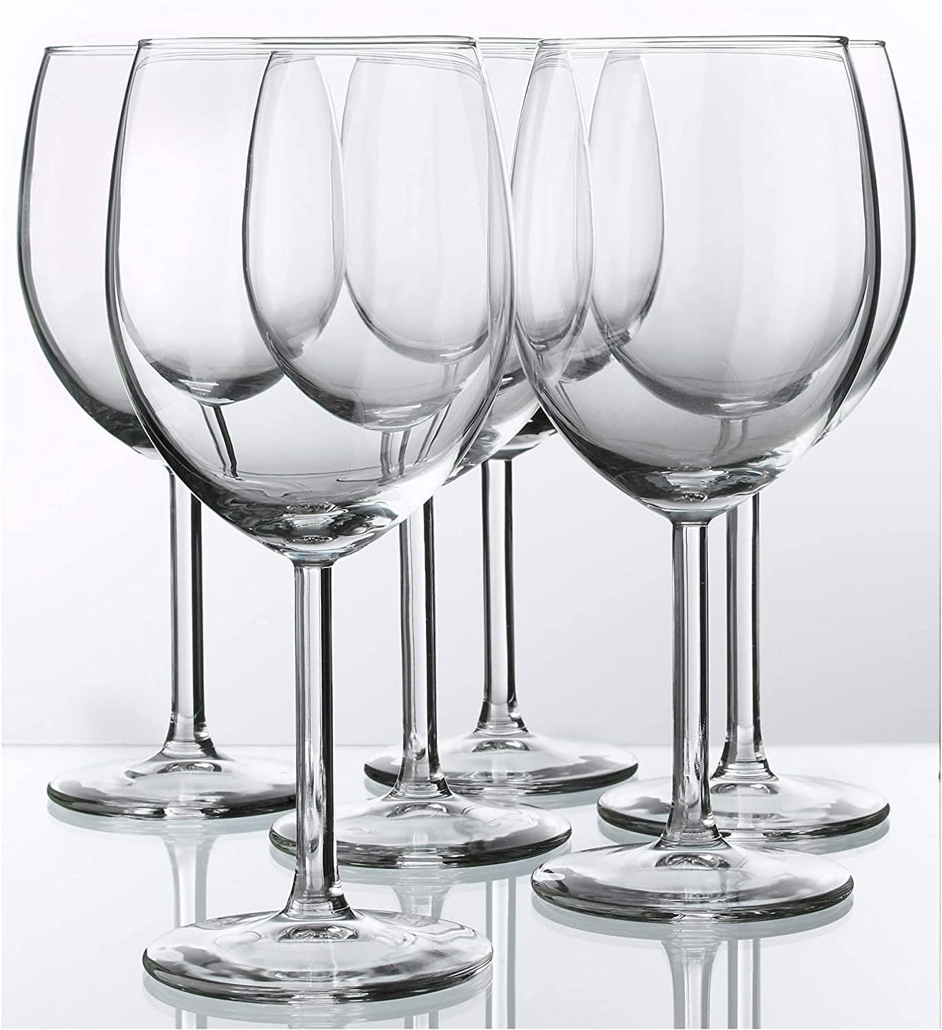 IKEA Red Wine Glass - Svalka Series SET OF 6, 10 0Z (Exclusive 9.84 x 7.48 x 6.69 inches)