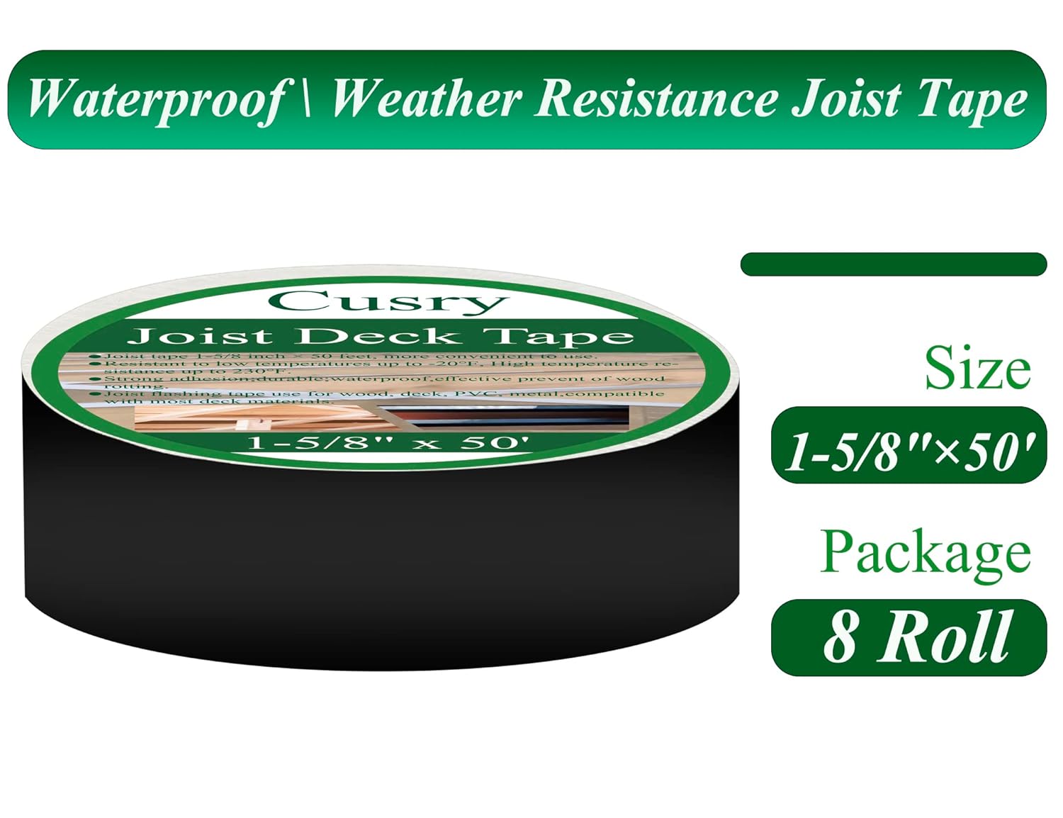 Joist Tape Decks 1-5/8