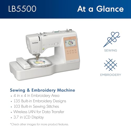 Brother LB5500 Combo Sewing & Embroidery Machine