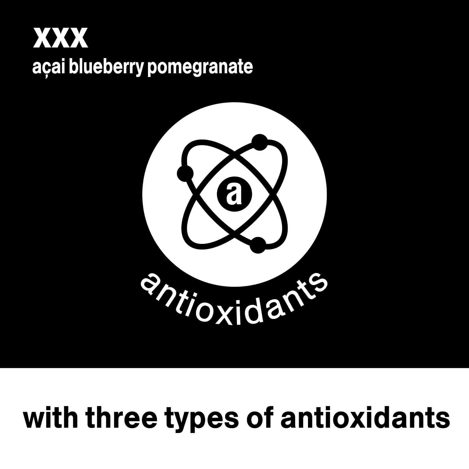 xxx, electrolyte enhanced water w/ vitamins, açai-blueberry-pomegranate drinks, 20 fl oz, 12 Pack