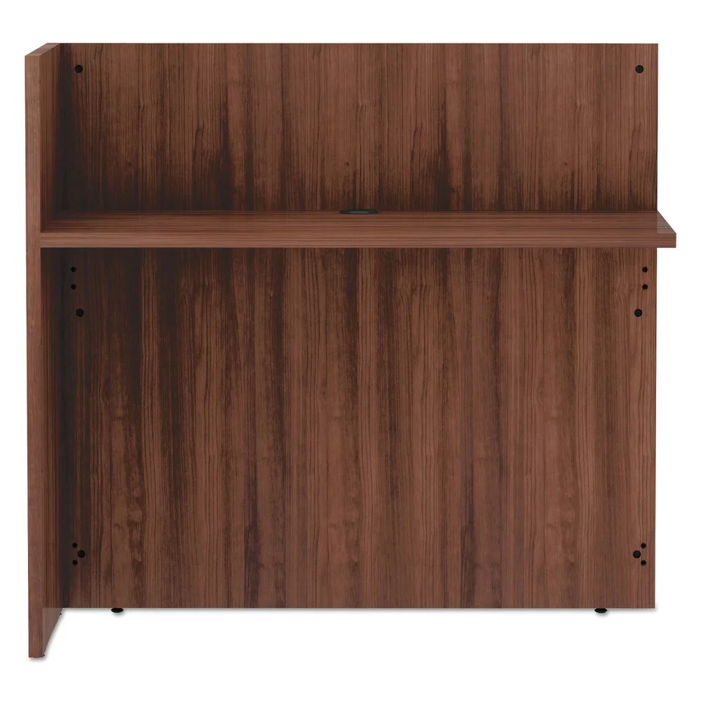 Alera VA324424WA Valencia Series Reversible Reception Return, 44 X 23.63 X 41.5, Mod Walnut