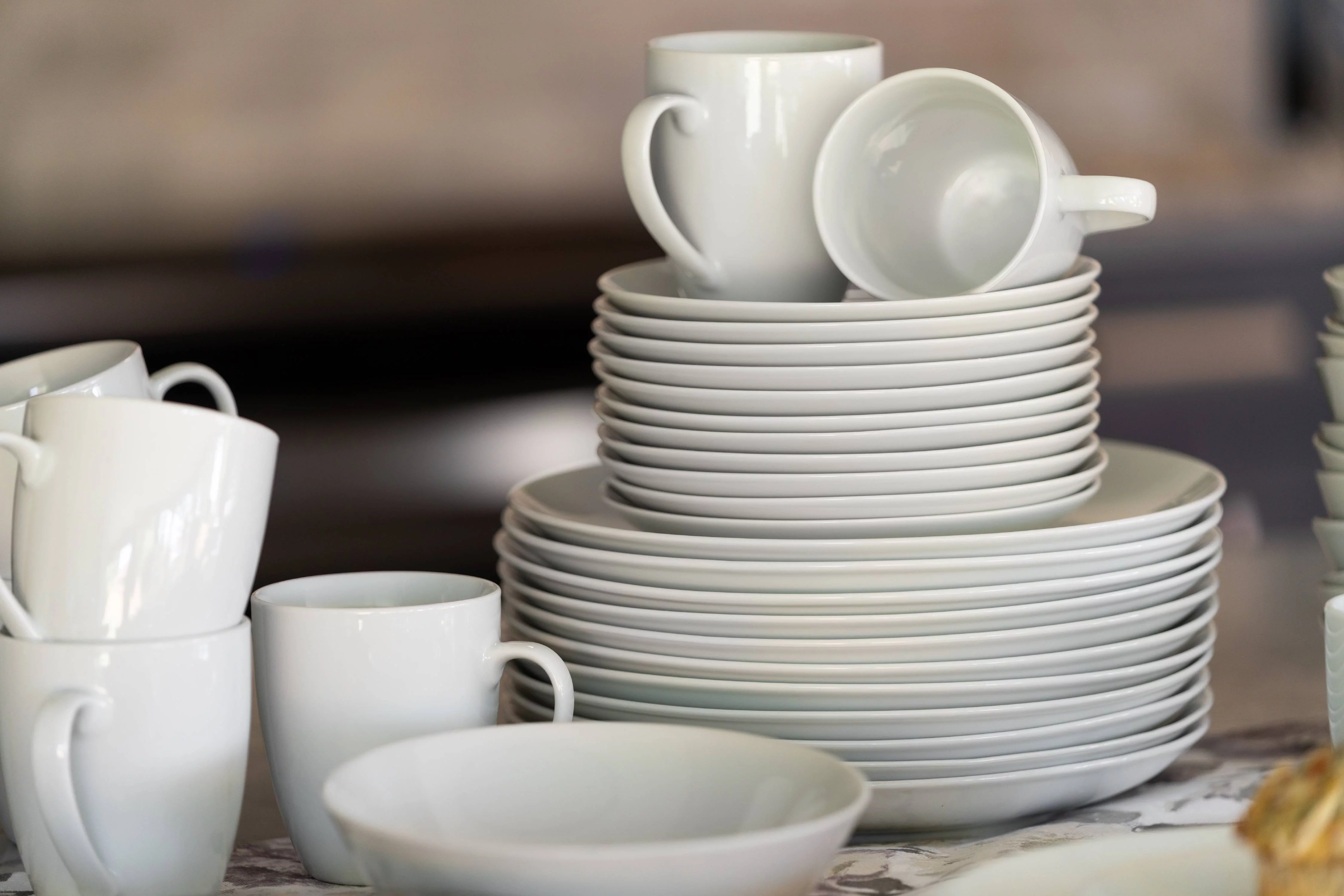 10 Strawberry Street 12 fl oz Catering Ceramic Mug, Set of 12, White