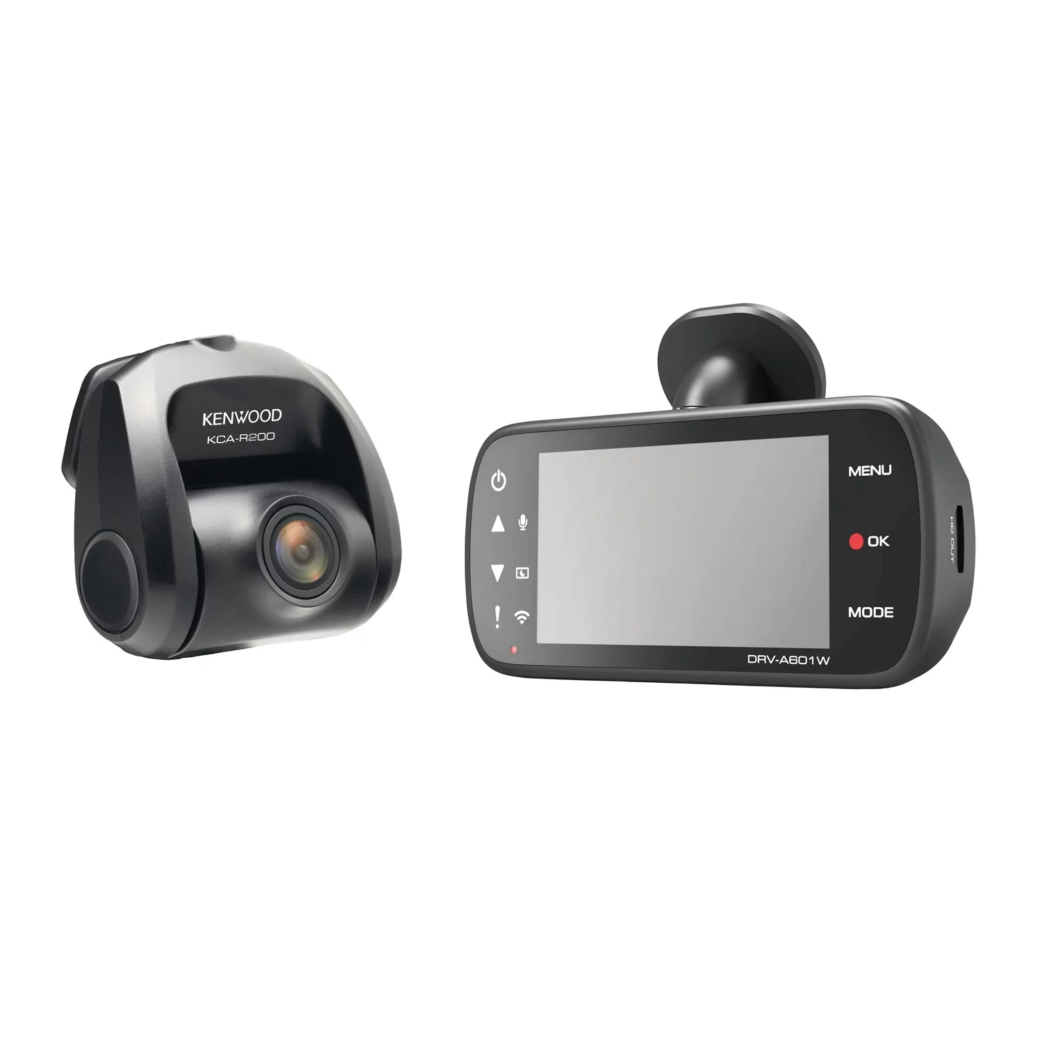 Kenwood RVv-A601WDP Dual-Camera Wide-Quad HD Drive Recorder With 3-Inch LCD, Wi-Fi, And GPS