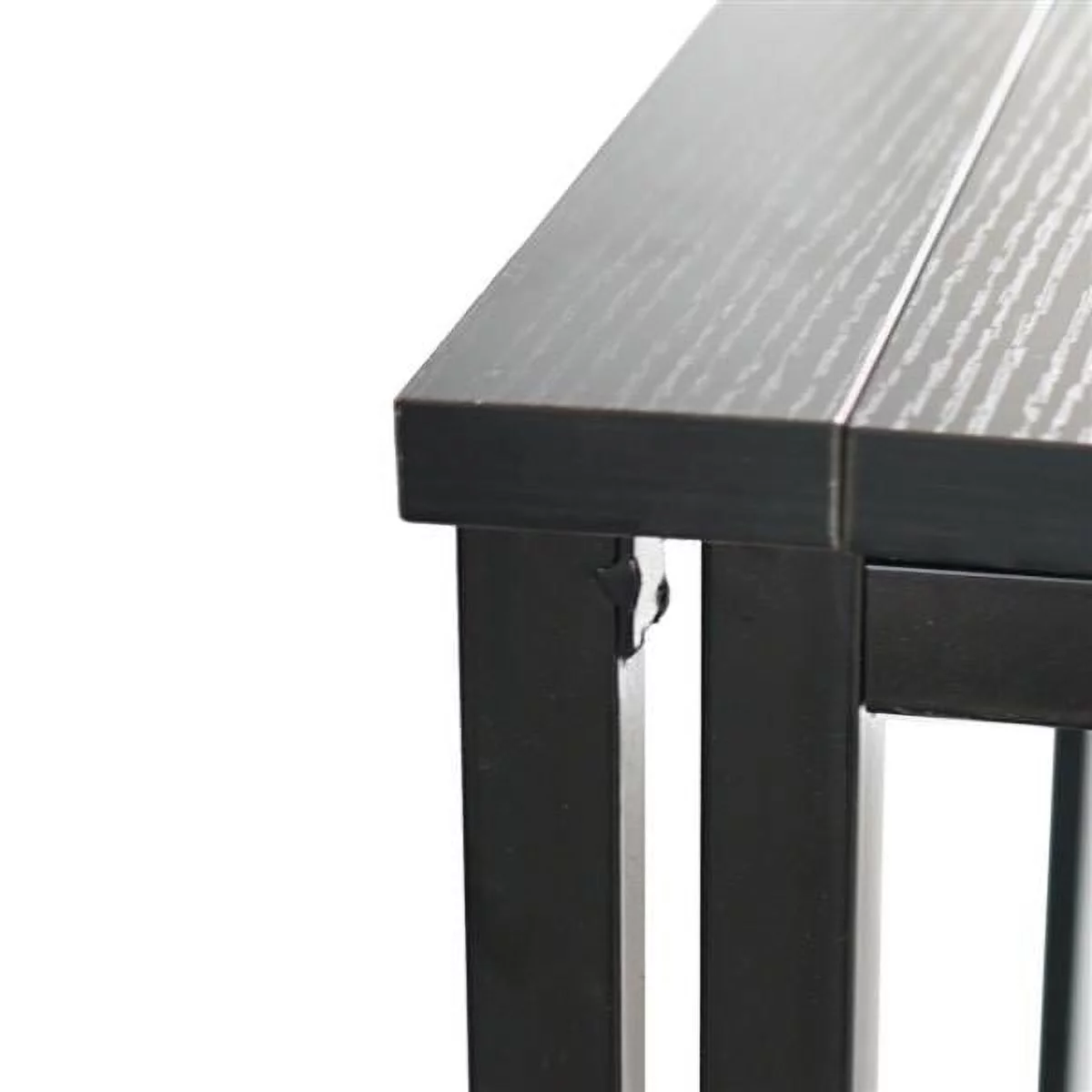 Simple Collapsible Computer Desk, Stable and Firm, Bedroom, Black