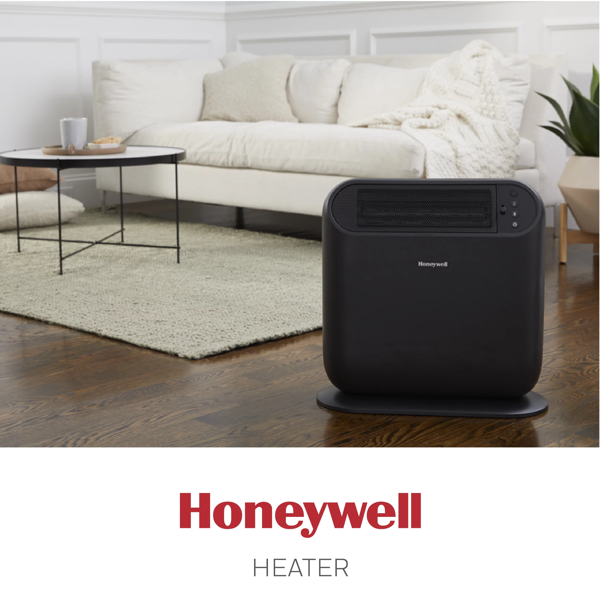 Honeywell Therma Wave 6 Ceramic Personal Heater, New, Black HCE870B