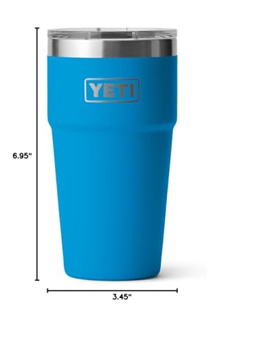 YETI Rambler 20 oz Stackable Tumbler, Stainless Steel, Vacuum Insulated with MagSlider Lid