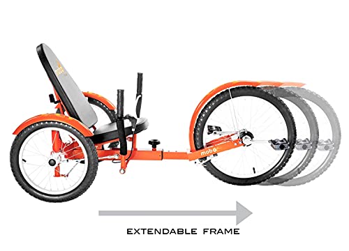 MOBO Triton Pro Adult Tricycle. Recumbent Trike. Adaptive 3-Wheel Bike