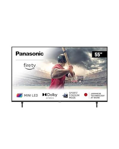 Panasonic W95 Series 65-inch Mini LED 4K Ultra HD Smart Fire TV, Sport Stadium Mode, ATSC3.0, Dolby Vision IQ, Dolby Atmos, HDR10+ Adaptive, Press and Ask Alexa, 144Hz, Wall-mountable - 65W95AP