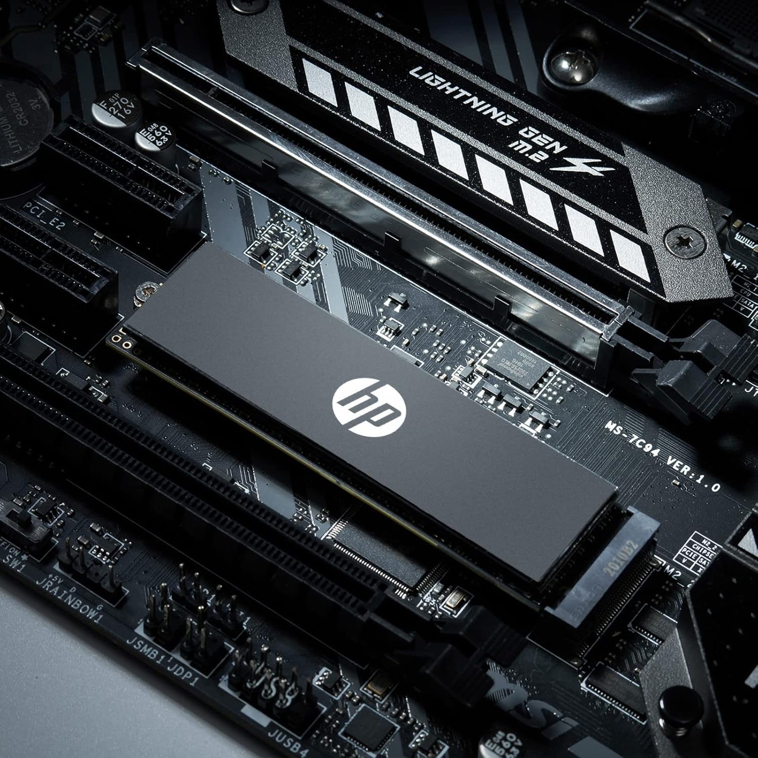 HP FX900 Pro 2TB NVMe GEN4 Gaming SSD - PCIe 16 Gb/s, M.2 2280 3D TLC NAND Internal Solid State Drive Up to 7400 MB/s with RAM Cache - 4A3U1AA#ABB