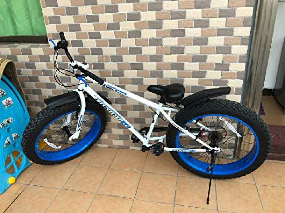 BlueSunshine 26 inch Snow Bicycle Bike Front Rear Mudguard Cycling Bike Fenders for Fat Tire Mountain Bike