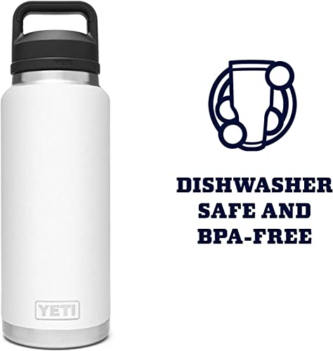 YETI Rambler 36 oz Bottle, Vacuum Insulated, Leakproof, Stainless Steel with Chug Cap