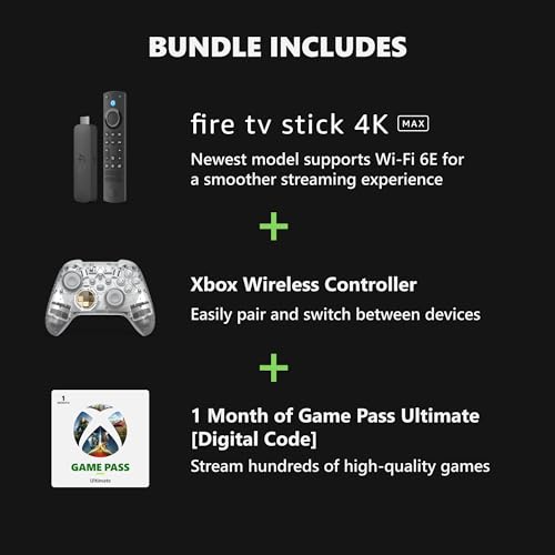 Xbox Wireless Gaming Controller (2025) – Carbon Black – Play on Xbox, Windows, Android, iOS, FireTV Sticks, Smart TVs, VR Headsets