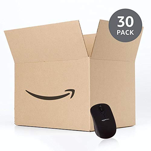 Amazon Basics 2.4 Ghz Wireless Optical Computer Mouse with USB Nano Receiver, Black