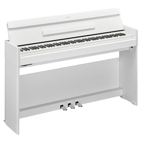 Yamaha Arius, 88-Key Weighted Action Digital Beginner and Intermediate Players, Dynamic Response, Grand Piano Sound, 3-Pedal Unit, Upright Design, Bench Included, Dark Rosewood (YDP105R)