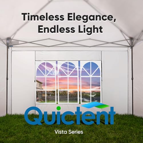 Quictent 10x20ft Easy Pop up Canopy Tent Instant Canopy Shelter Waterproof with Roller Bag