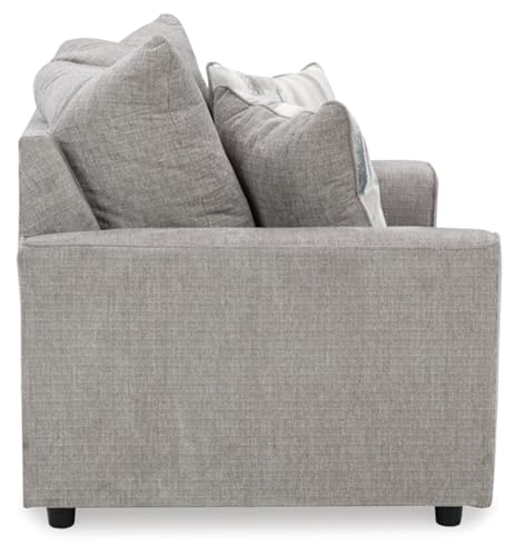 Signature Design by Ashley Stairatt Casual Loveseat with Flared Arms, Gray