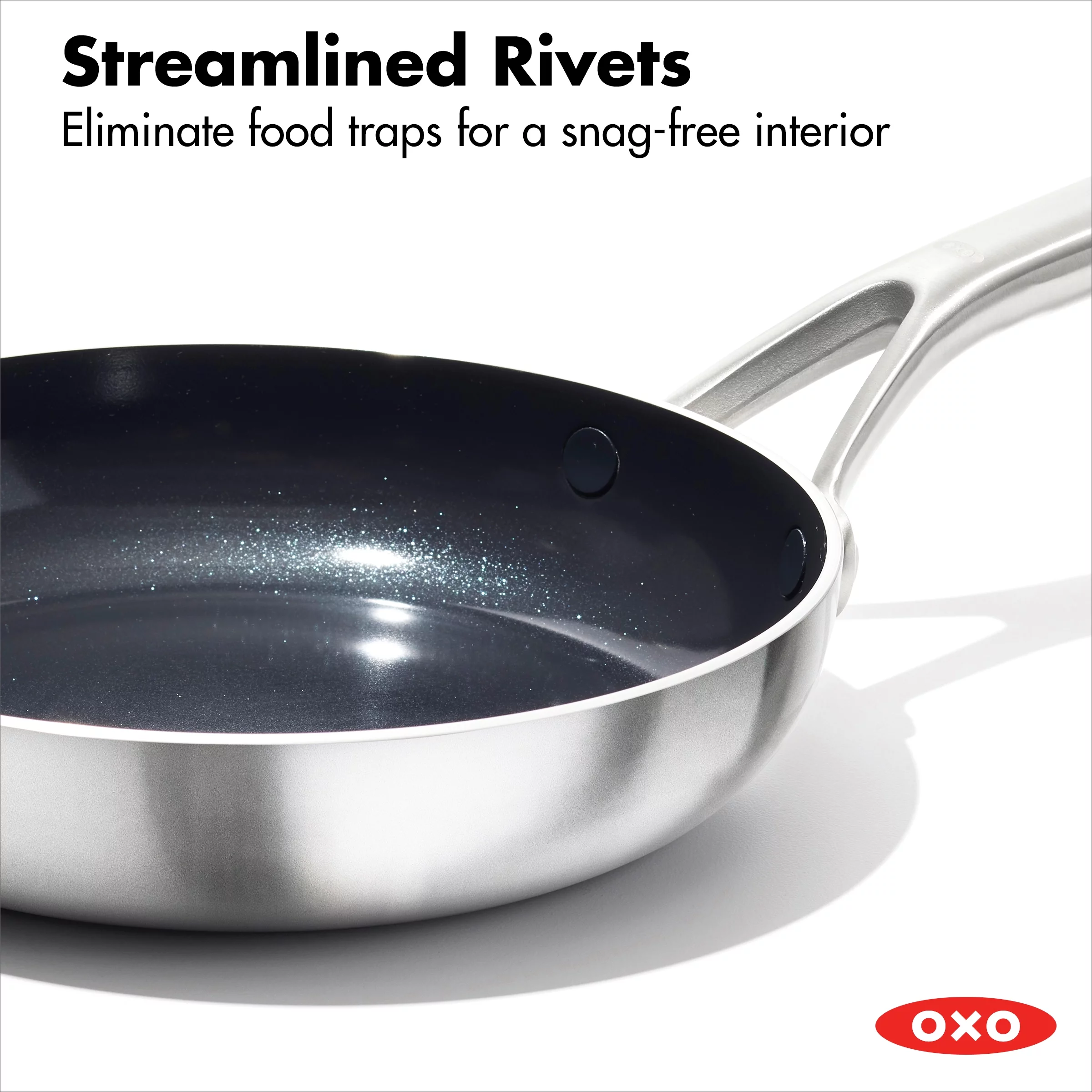 OXO Mira Tri-Ply Stainless Steel PFAS-Free Nonstick, 8