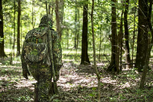 TENZING Men's Turkey Vests TZ TV18 Hunting Vest with Spring-Loaded Leg System Converts to Hunting Chair Includes Pockets