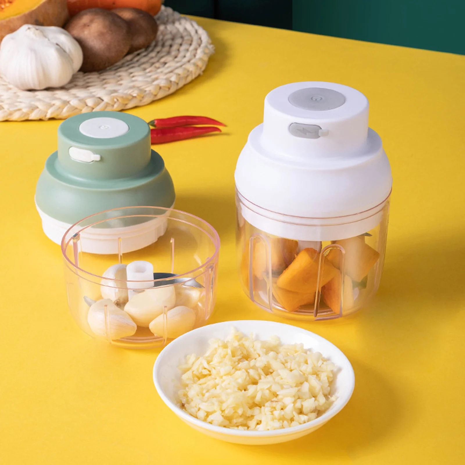 Nebublu Electric Chopper,Salad Boneless Meat Cutter Onions Salad Mincer Cutter USB Wireless Mincer Onions Salad Boneless mewmewcat IUPPA WYAN BUZHI USB Mincer U-SB Aiseely