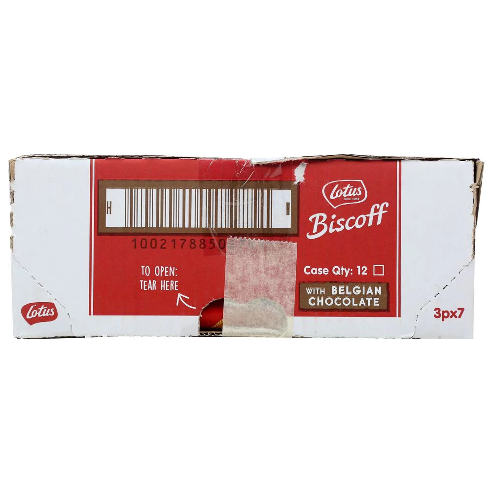 Biscoff Cookie Caramelized Biscuits, With Belgian Chocolate, 7 Fresh Packs