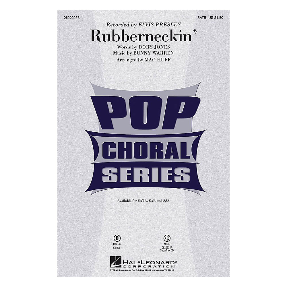 Hal Leonard Rubberneckin' ShowTrax CD by Elvis Presley Arranged by Mac Huff