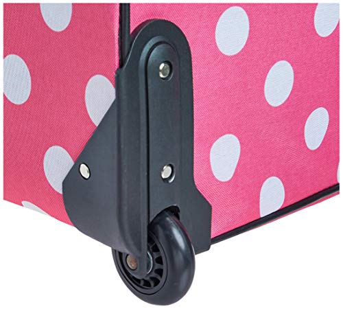 Rockland Melbourne Hardside Expandable Luggage with Spinner Wheels, Blue, Checked Large 28