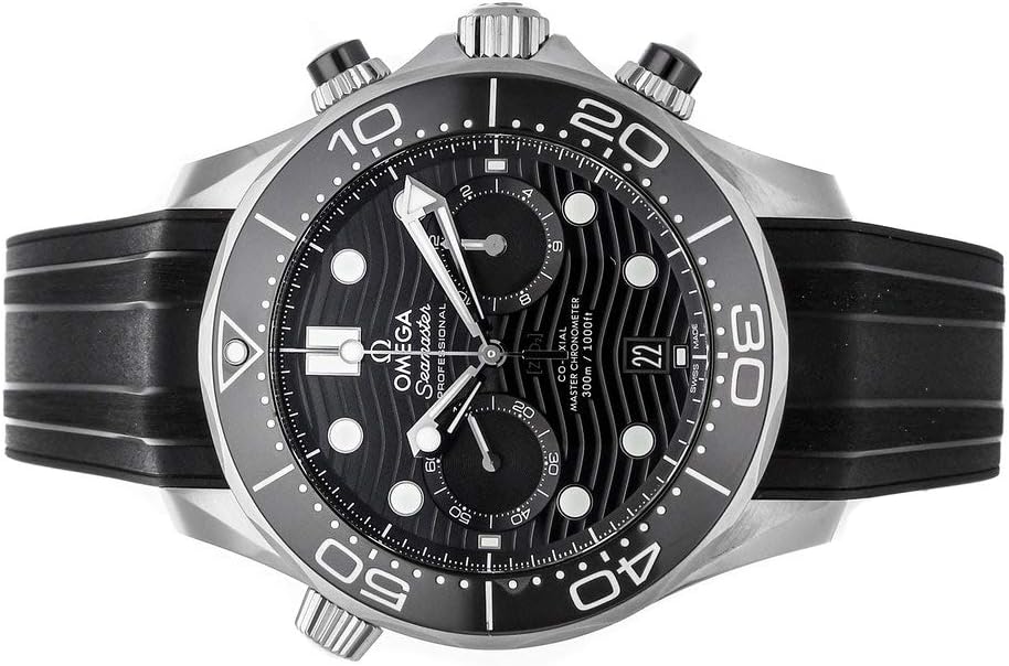 Omega Seamaster 300 Master Co-Axial Chronograph Automatic Chronometer Black Dial Watch 210.32.44.51.01.001