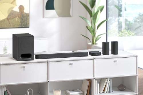 Sony BRAVIA Theater Bar 6, 3.1.2ch Sound bar with Powerful Wireless subwoofer, Surround Sound by Dolby Atmos®/DTS:X® Compatible HT-B600