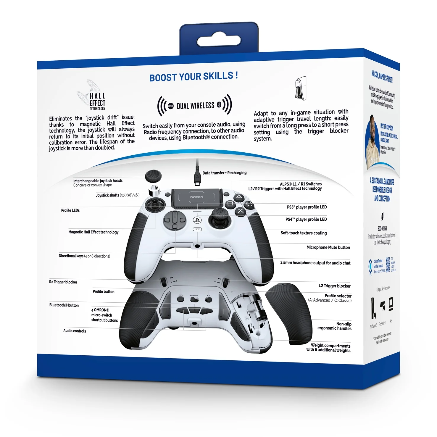 Nacon - Revolution 5 Wireless Controller - White
