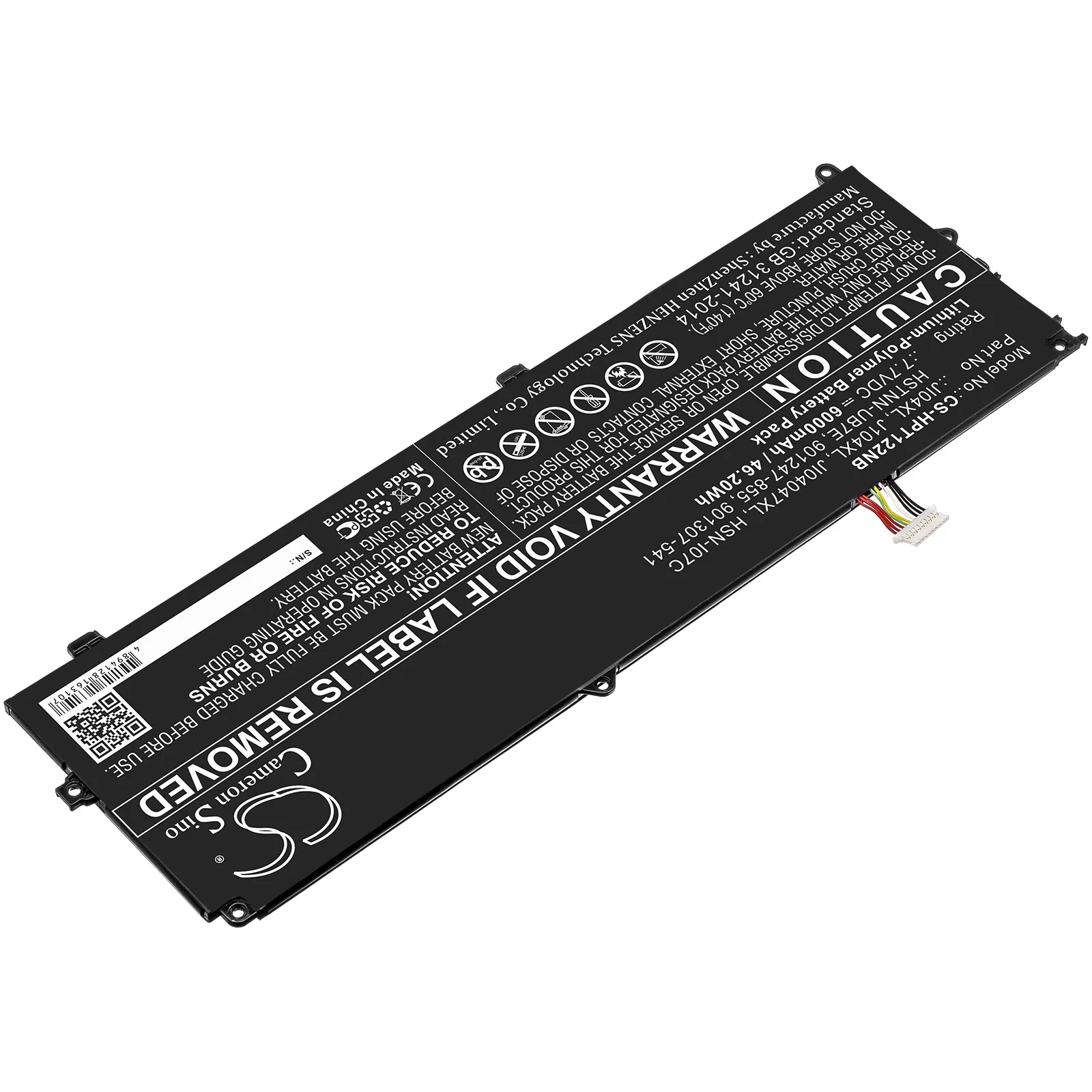 Cs Applicable To Hp Ji04xl 901247-855 Hsn-I07c Battery Ji04047xl