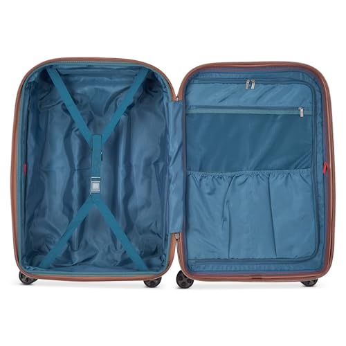 DELSEY PARIS Carrousel Hardside Expandable Luggage with Spinner Wheels, Navy, Carry-on 21 Inch