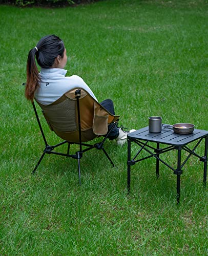 iClimb Ultralight Compact Camping Folding Beach Chair with Anti-Sinking Large Feet